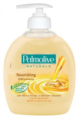 Folyékony szappan, 0,3 l, PALMOLIVE Nourishing "Milk and Honey"